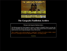 Tablet Screenshot of fanfic.gargoyles-fans.org